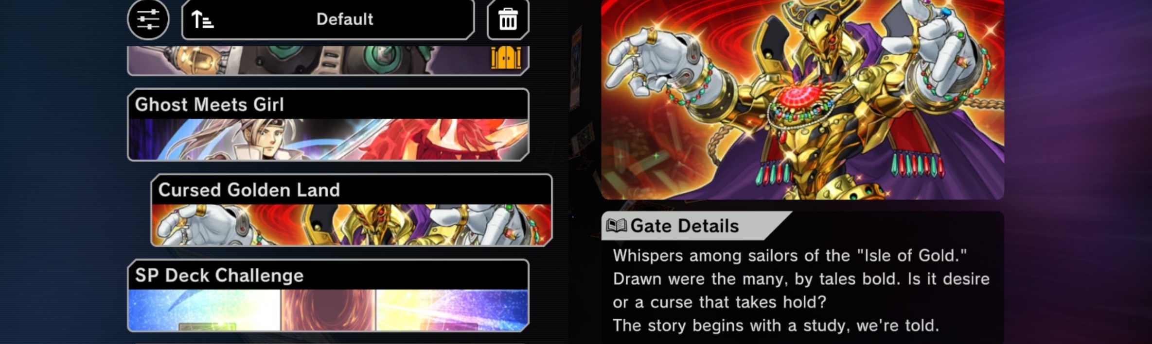 Master Duel: Solo Gate mới - Cursed Golden Land