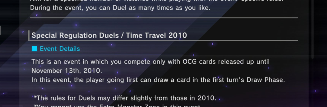Master Duel: Tryout Duel - Time Travel 2010