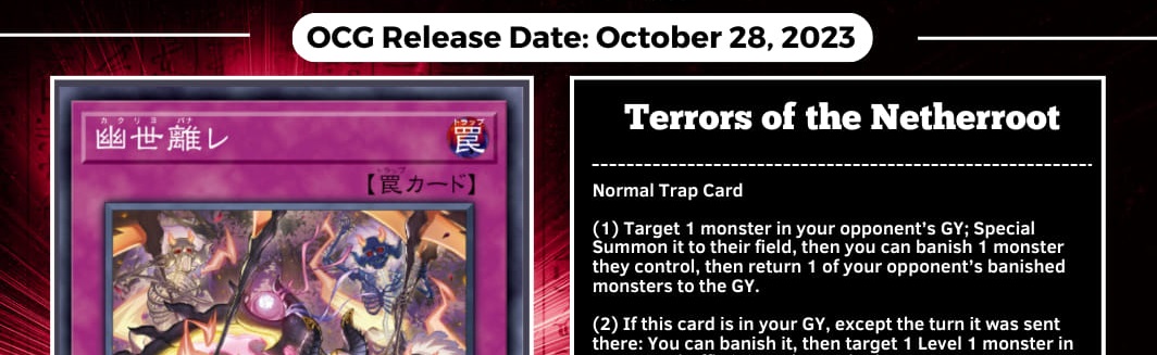 OCG: PHNI - Terrors of the Netherroot