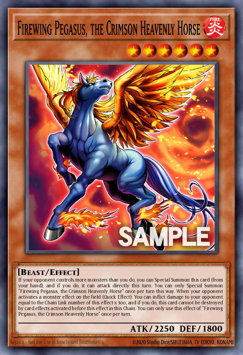 Crimson Firewing Pegasus