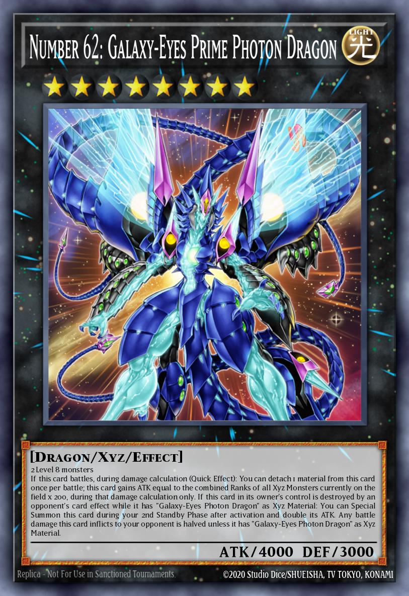 Number 62: Galaxy-Eyes Prime Photon Dragon