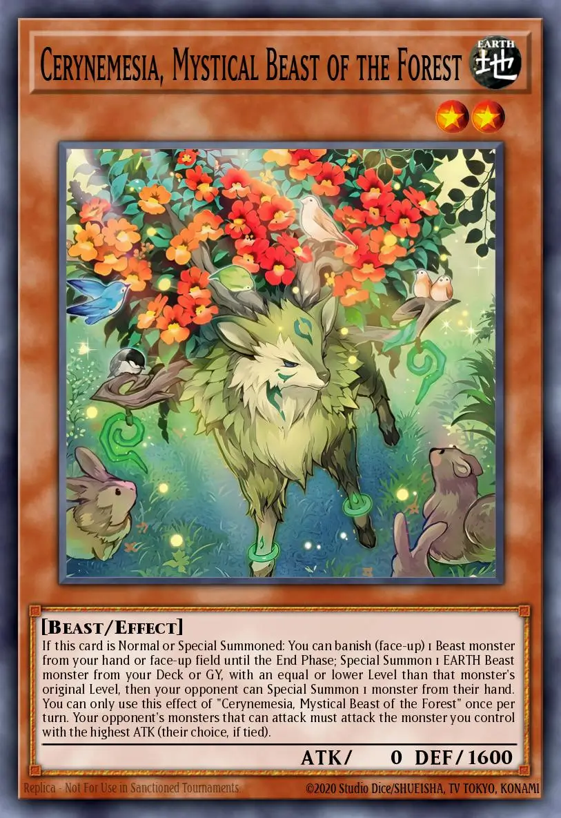 Cerynemesia, Mystical Beast of the Forest