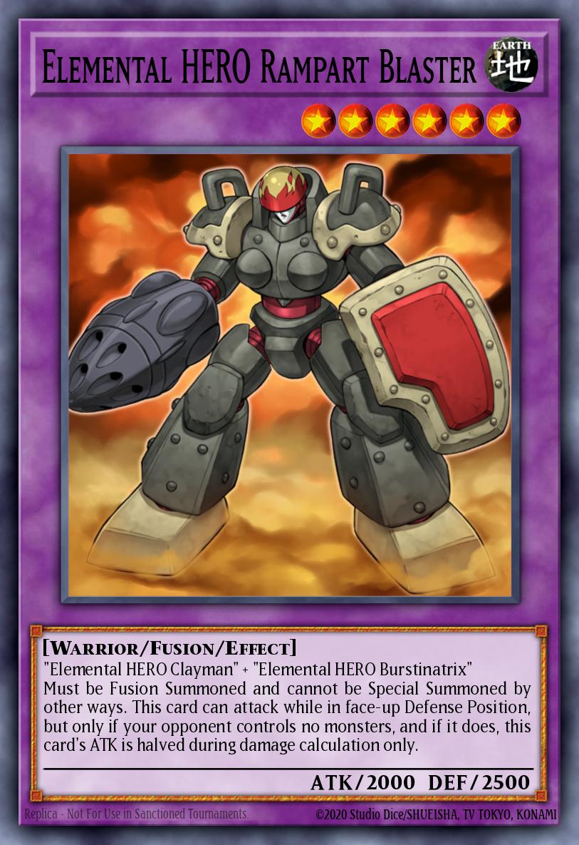 Elemental HERO Rampart Blaster