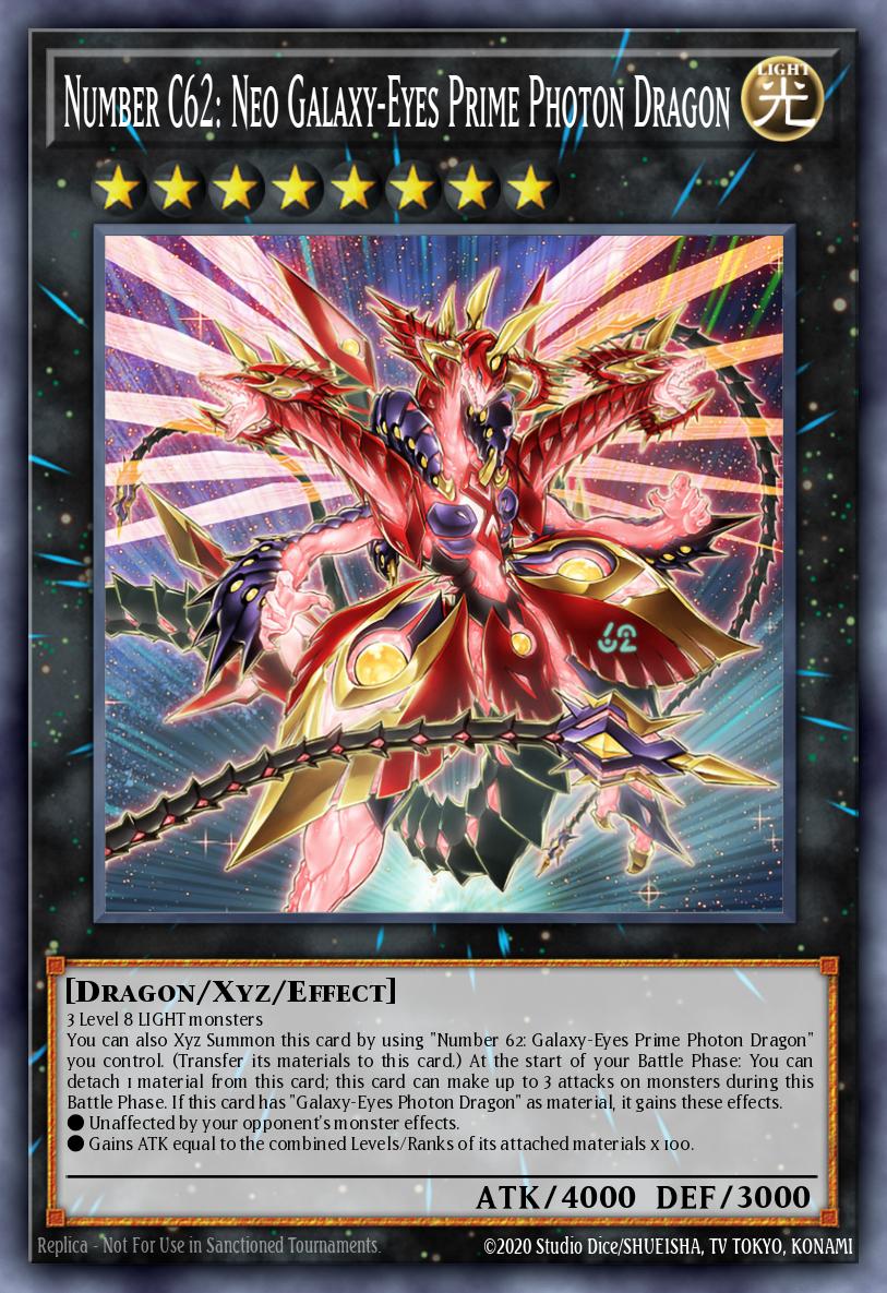 Number C62: Neo Galaxy-Eyes Prime Photon Dragon