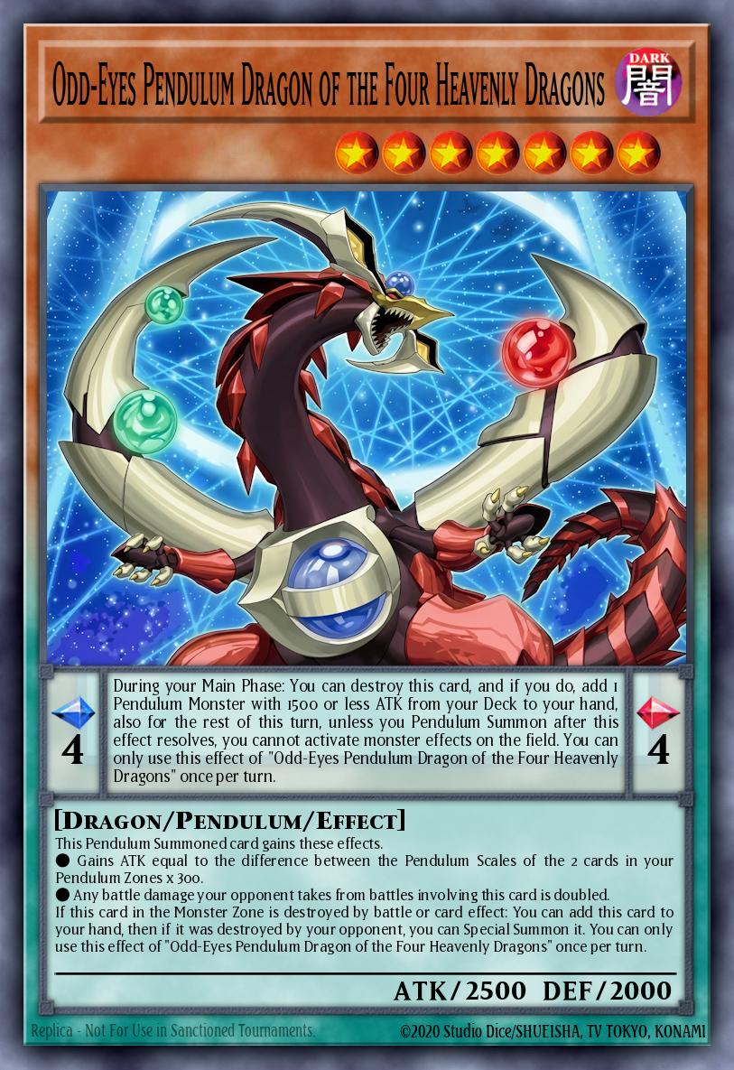 Odd-Eyes Pendulum Dragon of the Four Heavenly Dragons