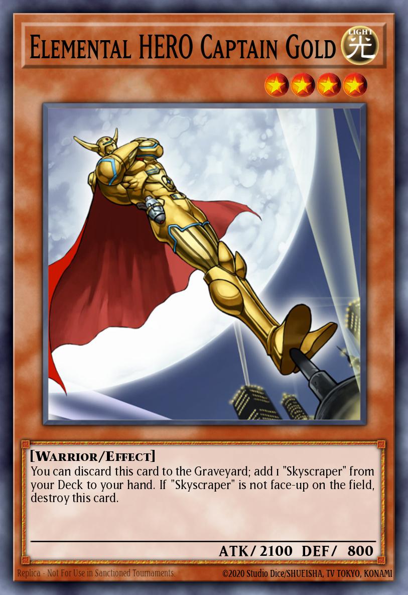Elemental HERO Captain Gold