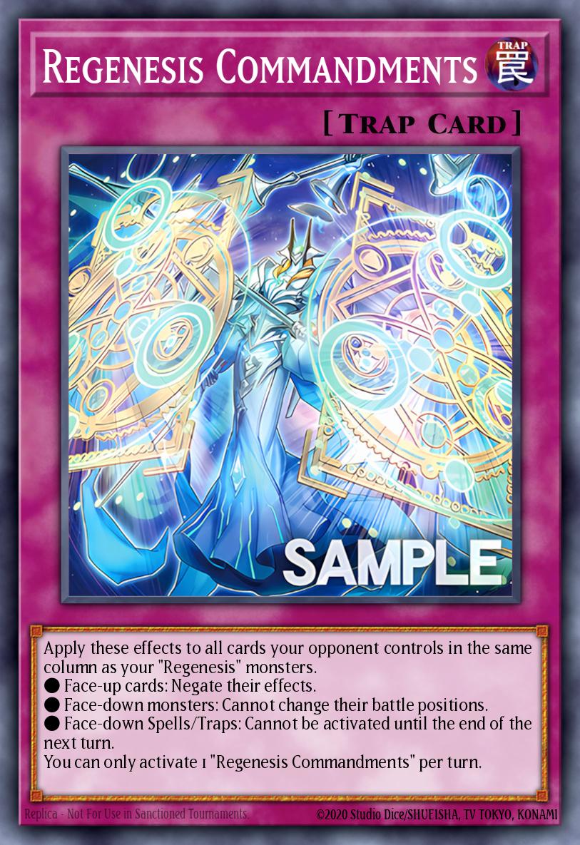 Regenesis Commandments