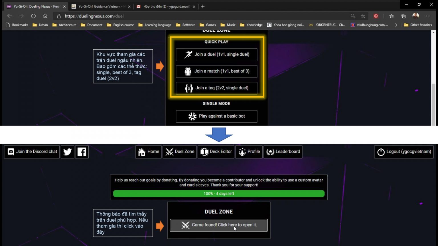 4.1. Quick Play – Random Duel