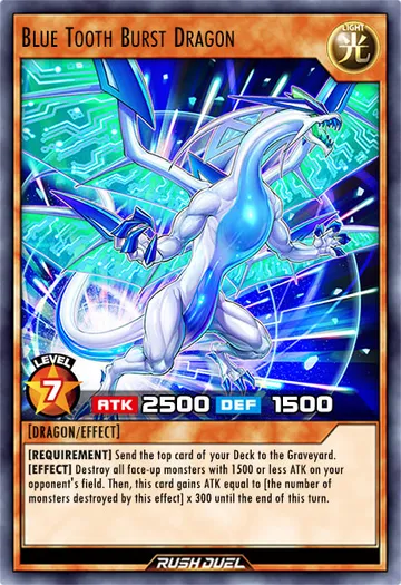 Blue-Fang Burst Dragon