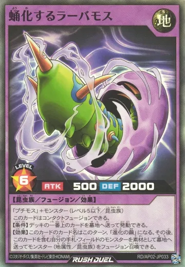 Pupating Larvae Moth