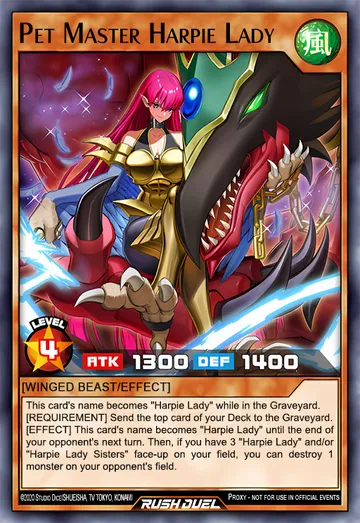 Pet Master Harpie Lady