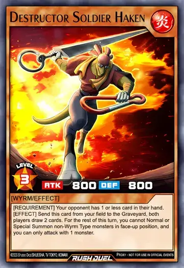 Destructor Soldier Haken