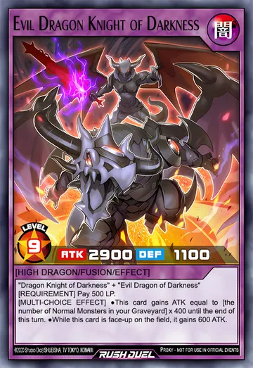 Evil Dragon Knight of Darkness