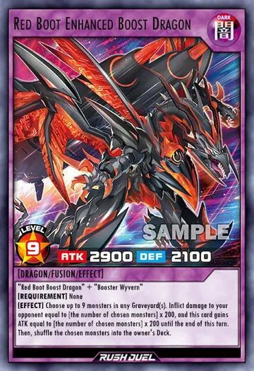 Red Boot Enhanced Boost Dragon