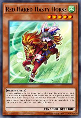 Red Hared Hasty Horse