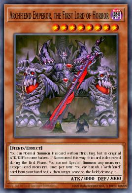 Archfiend Emperor, the First Lord of Horror