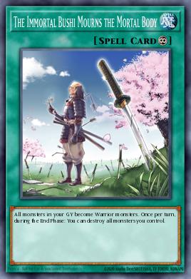 The Immortal Bushi Mourns the Mortal Body