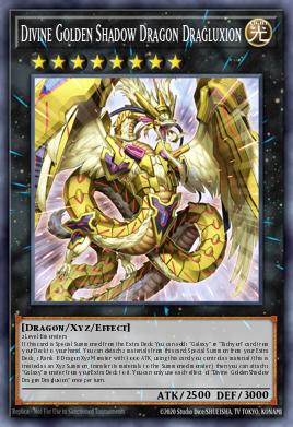 Divine Golden Shadow Dragon Dragluxion