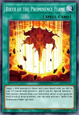Birth of the Prominence Flame