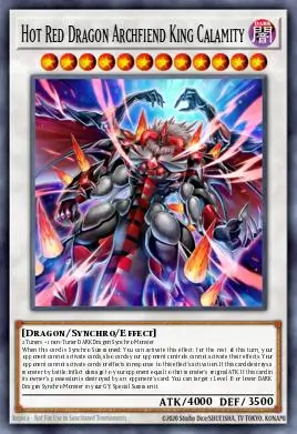 Hot Red Dragon Archfiend King Calamity