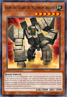 Golem that Guards the Millennium Treasures