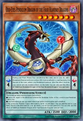 Odd-Eyes Pendulum Dragon of the Four Heavenly Dragons