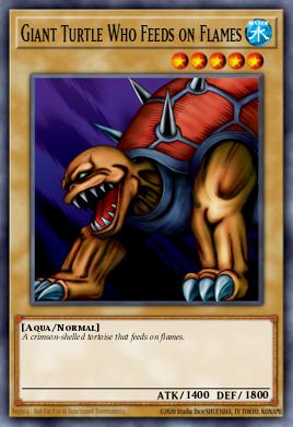 Giant Turtle Who Feeds on Flames